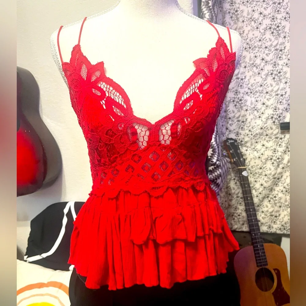 NWT Adella in Cherry Red